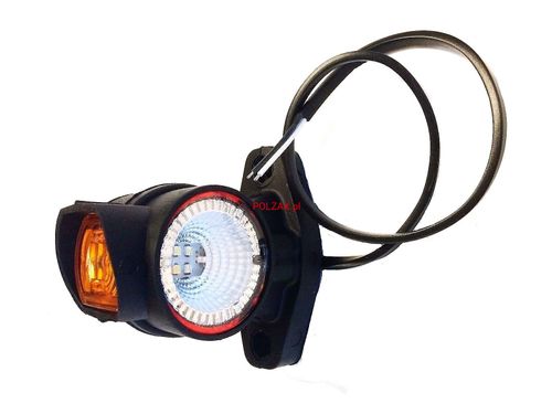 Lampa biało-czerwono-pomarańczowa LED gabarytowa PRAWA lampka na ramieniu na Arena.pl