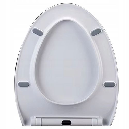 Deska sedesowa wolnoopadajaca uniwersalna do WC klozetowa twarda easy clean na Arena.pl