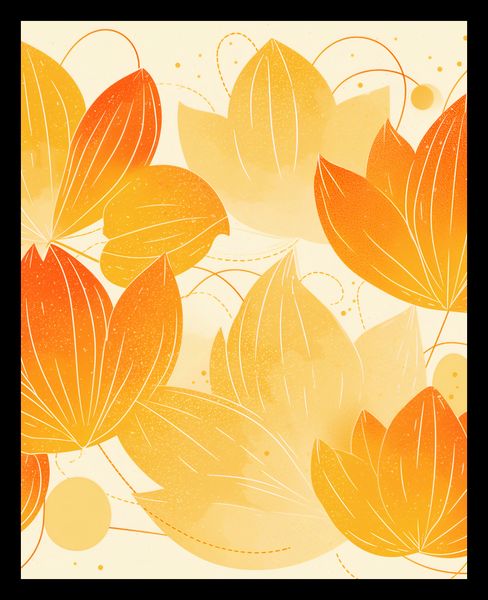 Plakat 40x50cm Jesienna Wizualizacja zdjęcie 2