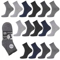 15x SKARPETY BEZUCISKOWE BAWEŁNIANE MIX MĘSKIE 40-43