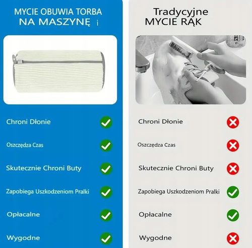 Worek torba do prania butów przeciw odkształcaniu się beżowy z na Arena.pl