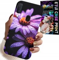 ETUI DO SAMSUNG GALAXY A40 - RÓŻOWA STOKROTKA KWIATY POKROWIEC CASE