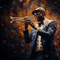 Plakat 70x70cm Symfonia na Trąbce