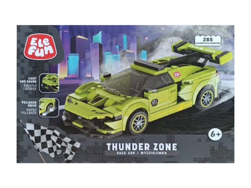 Klocki Elefun Thunder Zone - Wyścigówka FC1610 na Arena.pl