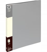 Teczka organizer A4 Grand szara ofertówka A4, teczka organizacyjna A4