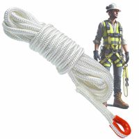 Lina Wysokościowa Asekuracyjna Do Szelek Wspinaczkowa 15 Metrowa Lina