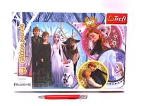 PUZZLE 100 Glitter W blasku milosci /Frozen2 1481