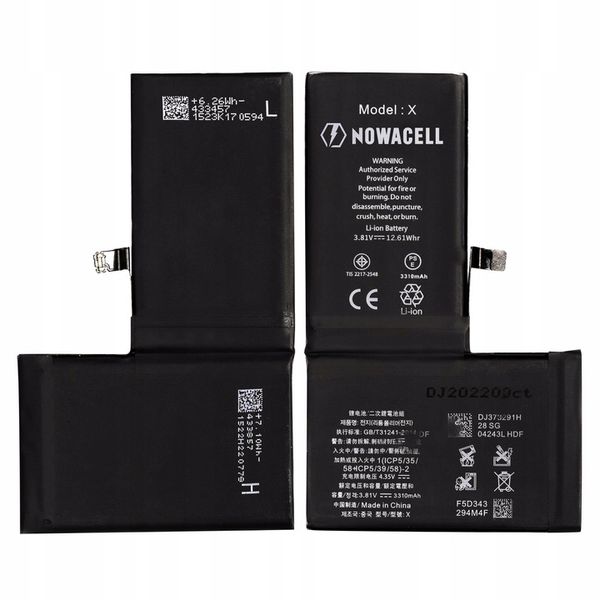 Bateria NOWACELL do telefonu iPhone X 3500mAh zdjęcie 3
