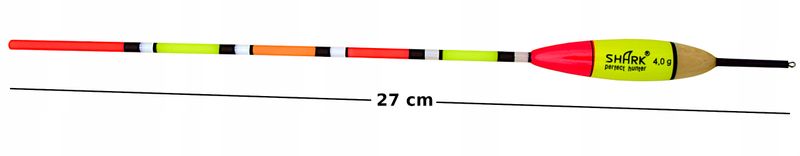 Spławik Przelotowy z BALSY SHARK Perfekt Hunter 4 g / 27 cm zdjęcie 2