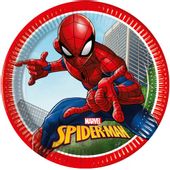 Talerzyki papierowe Spiderman, 23 cm 8 szt.