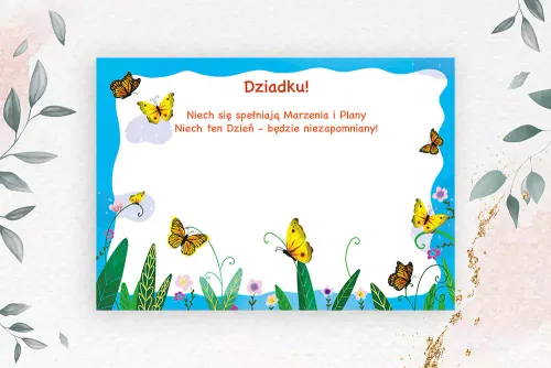 Laurka B6 Dla Dziadka, Motyl na Arena.pl