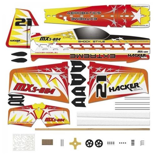 MXS-804 Vector ARF Star Yellow - Samolot Hacker Model na Arena.pl