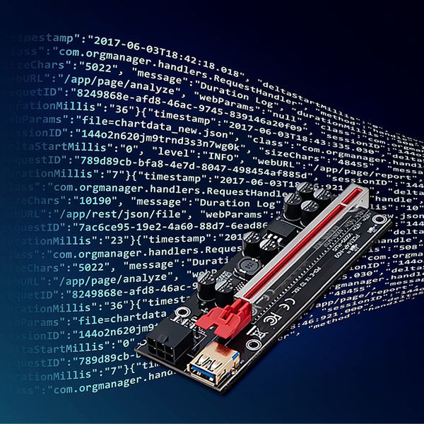Qoltec Riser PCI-E 1x - 16x | USB 3.0 | ver. 009S Plus | SATA / PCI-E 6 pin zdjęcie 5
