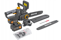 Akumulatorowa Pilarka Piła Łańcuchowa Drewna 30Cm 20V 2X 4Ah Bezszczotkowa