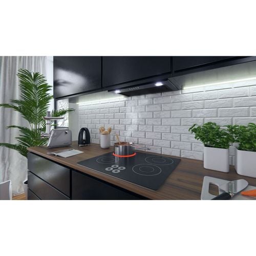 Okap kuchenny podszafkowy 60 cm czarny BE-50 na Arena.pl