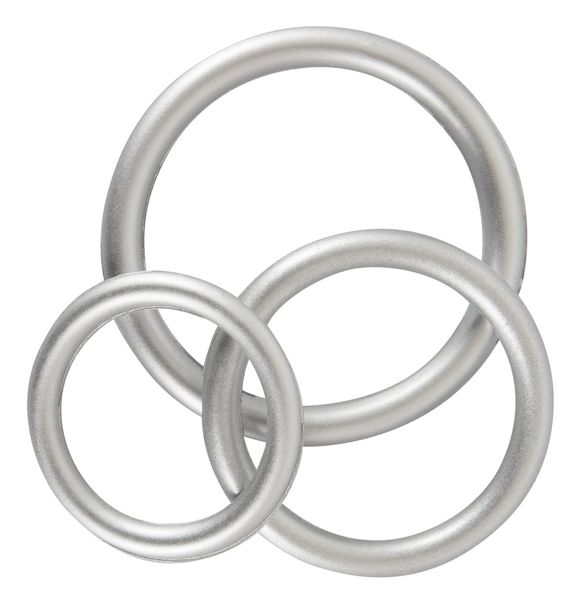 Metallic Silicone Cock Ring Se zdjęcie 7