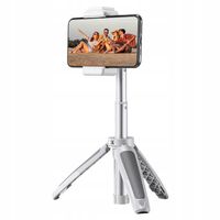 Uchwyt selfie stick K&F Concept srebrny
