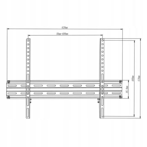 UNIWERSALNY UCHWYT TV SLIM WIESZAK DO TELEWIZORA PŁASKI SCIENNY 32-75 CALI na Arena.pl