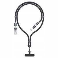 2 x Kabel 4w1 / smycz Dudao L20MAX USB-A / USB-C / Lightning PD QC 65W 1.5m