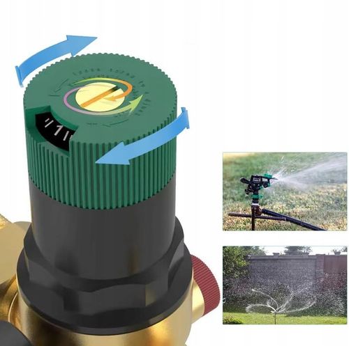 REDUKTOR CIŚNIENIA WODY MOSIĘŻNY 1" DN25 Z FILTREM I MANOMETREM 3/4 na Arena.pl