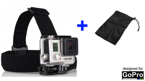 UCHWYT NA KASK/GŁOWĘ DO GOPRO HERO 7 6 5 4 3 SESSION + WORECZEK na Arena.pl