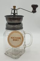 młynek do kawy szklany dla Kochanej Babci