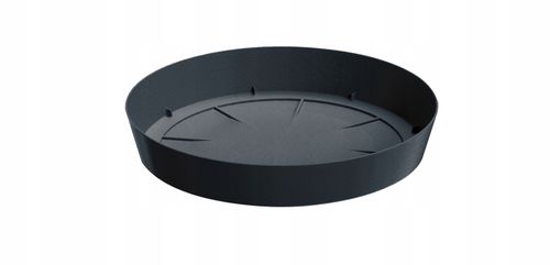 Podstawka okrągła pod doniczkę Lofly PPLF230 | Antracyt, Kształt Okrągły, Wymiary 23x3.7 cm, Kolor Antracyt, Prosperplast na Arena.pl