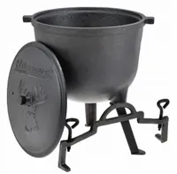 Kociołek Myśliwski 11 L Żeliwny GARNEK Pieczonek