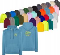 BLUZA męska z kapturem kiszenią TWÓJ HAFT LOGO GRAFIKA reklamowa 10 szt