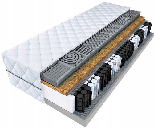 Materac kieszeniowy z kokosem 140x200 PRESTIGE KOKOS profilowany na Arena.pl