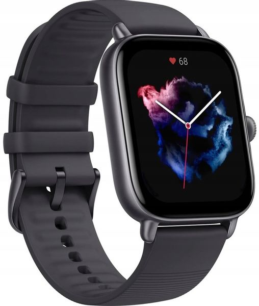 Czarny Smartwatch AMAZFIT GTS 3 zdjęcie 1