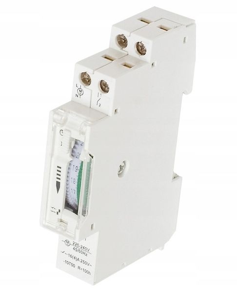 WYŁĄCZNIK PROGRAMATOR MECHANICZNY DOBOWY NA SZYNĘ zdjęcie 1