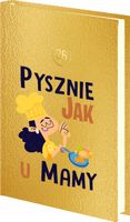 PLANER dla kucharza tygodniowy z notesem kalendarz A5 złoty srebrny