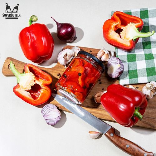 10x SŁOIKI SZKLANE Z ZAKRĘTKAMI 540 ML NA GRZYBY NA PRZETWORY DŻEM + na Arena.pl