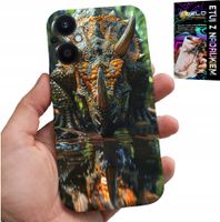 ETUI DO OPPO RENO7 LITE 5G - DINO DINOZAUR TRICERATOPSEM FUTERAŁ