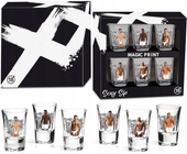 kieliszki do wódki sexy sip rozbierane mężczyźni 35ml 6 szt.