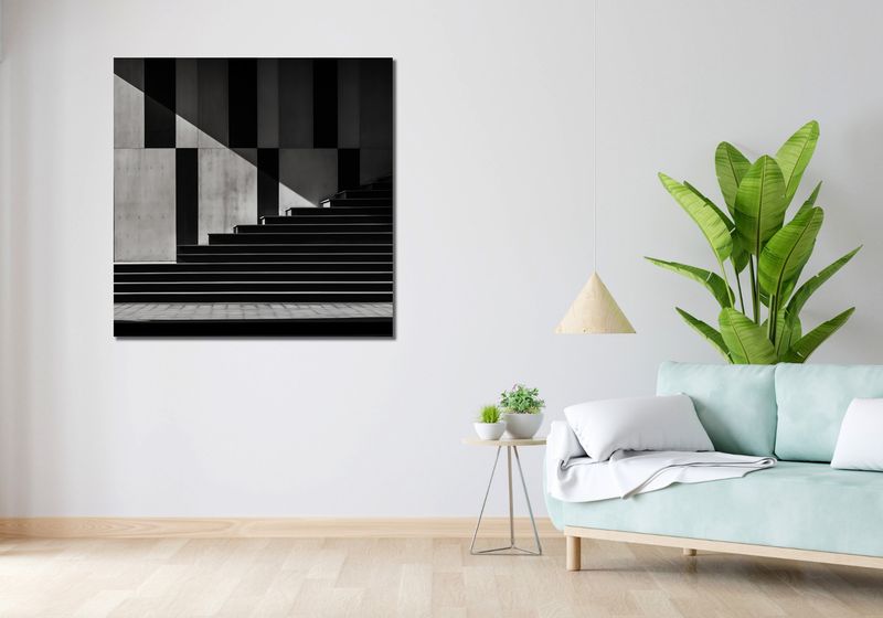 Obraz 100x100cm Geometria w Architekturze zdjęcie 2