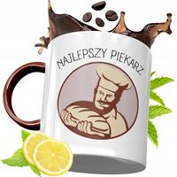 Kubek Bordowy Dla Piekarza Na Urodziny Prezent Z Nadrukiem Ze Zdjęciem