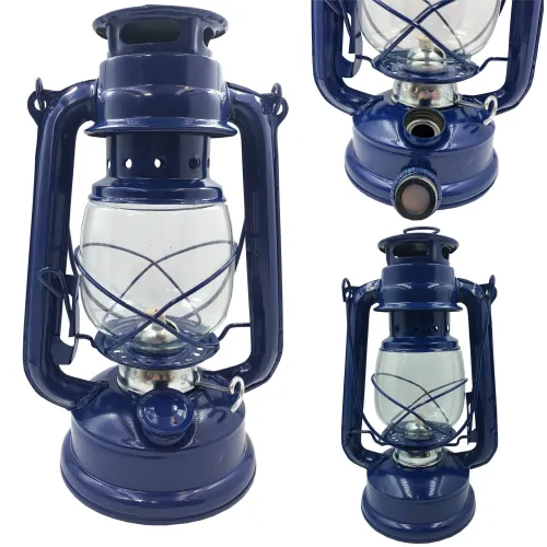 Lampa Naftowa Niebieska 24,5cm na Arena.pl