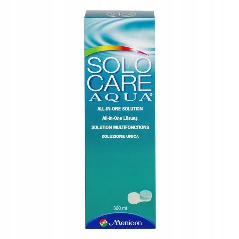 SoloCare Aqua 360 ml, Płyn do soczewek zdjęcie 1