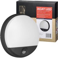 LAMPA ZEWNĘTRZNA ELEWACYJNA Z CZUJNIKIEM RUCHU 10W