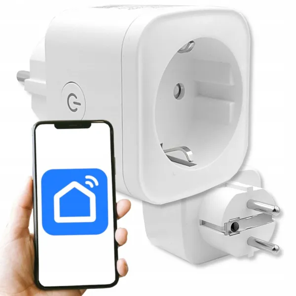 Wtyczka smart gniazdko inteligentne wifi tuya programator timer watomierz zdjęcie 5