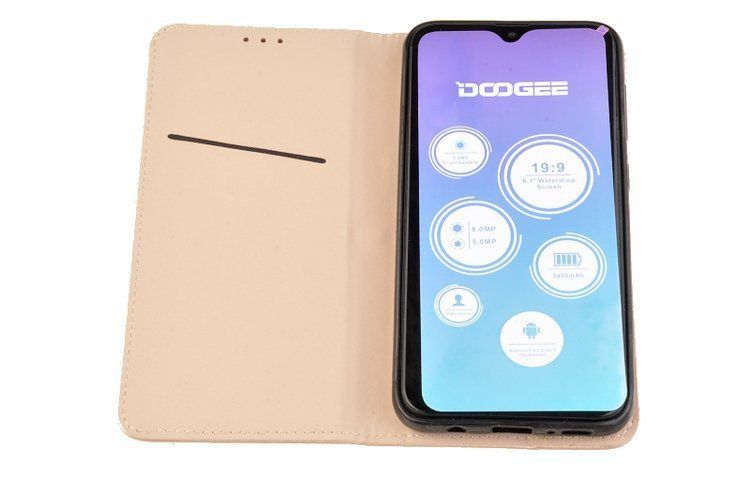 Etui Smart do Doogee X90 złoty zdjęcie 3