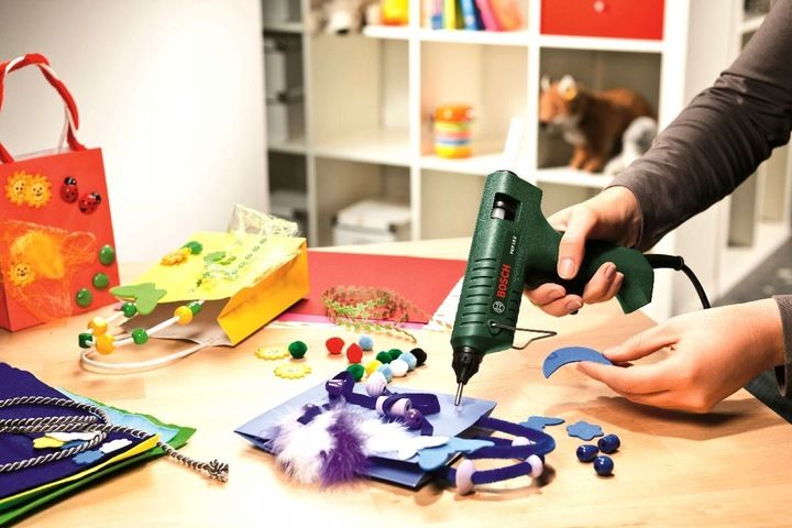 PISTOLET DO KLEJU NA GORĄCO BOSCH PKP 18 E + KLEJ zdjęcie 6