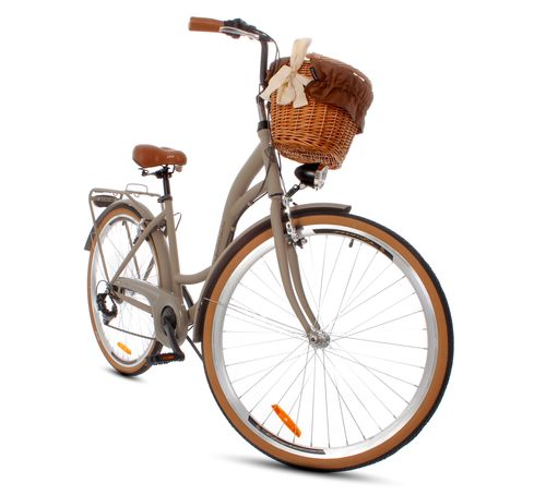 Damski Rower miejski Goetze 28 Mood 7b + kosz / Caffe Latte na Arena.pl