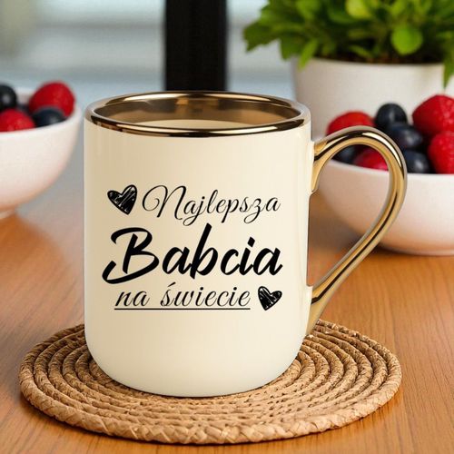 Kubek PREMIUM oryginalny prezent dla BABCI upominek Babcia na Arena.pl
