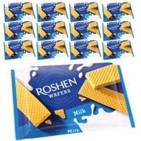 Roshen Wafers Wafle z nadzieniem mlecznym 72 g x 12 sztuk