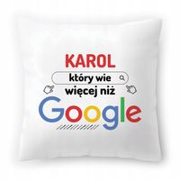 Poduszka Dla Karola Urodziny Imieniny Na Prezent Z Nadrukiem Ze Zdjęciem
