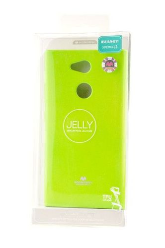 Etui Mercury Goospery Jelly Case do SONY XPERIA L2 limonka na Arena.pl
