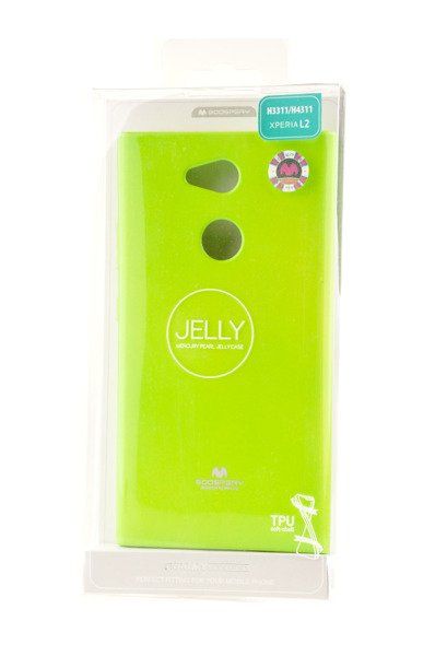 Etui Mercury Goospery Jelly Case do SONY XPERIA L2 limonka zdjęcie 3